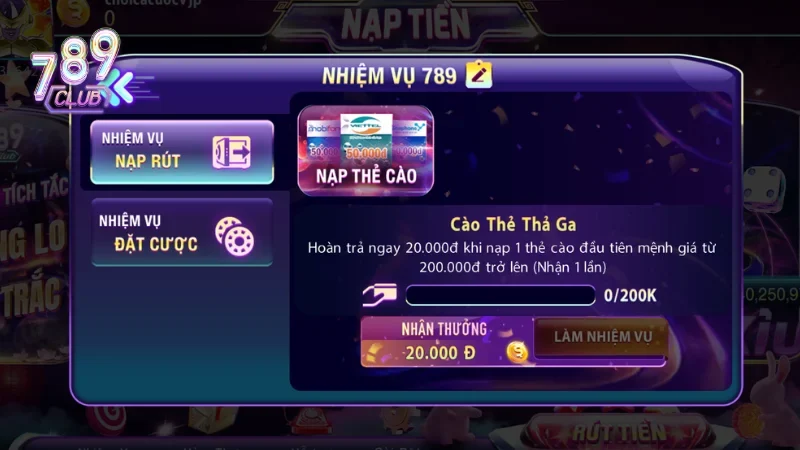 Xếp hạng thành viên VIP 789club để chia cấp bậc ưu đãi 